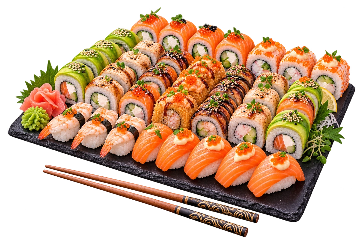 Assiette de sushis Allo Sushi